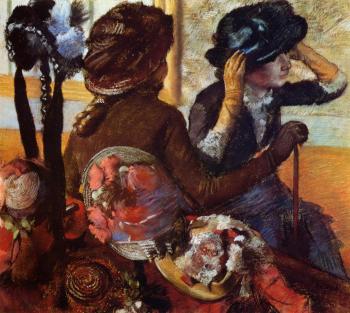 Edgar Degas : At the Milliner's II